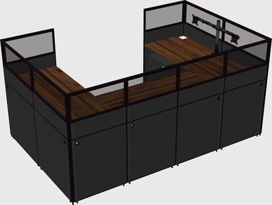 Cabine en u