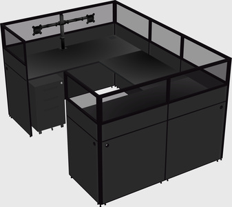 Cabine en u