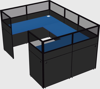 Cabine en u
