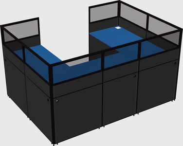 Cabine en u