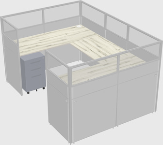 Cabine en u