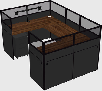 Cabine en u