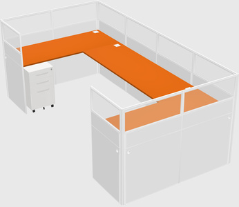 Cabine en u