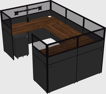 Cabine en u