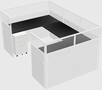 Cabine en u
