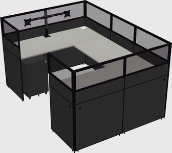 Cabine en u