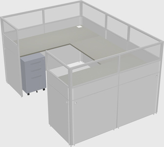 Cabine en u