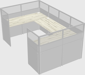 Cabine en u