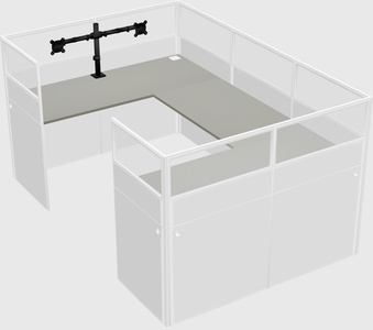 Cabine en u
