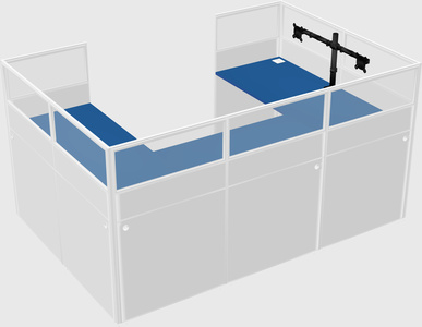 Cabine en u