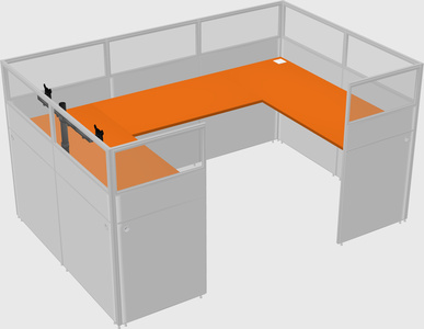 Cabine en u