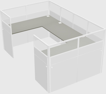 Cabine en u