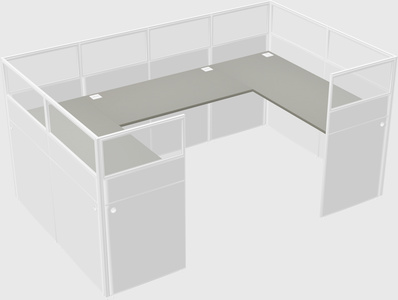 Cabine en u