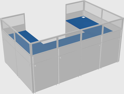 Cabine en u