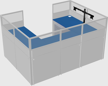 Cabine en u