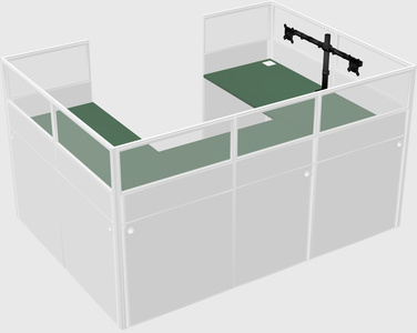 Cabine en u