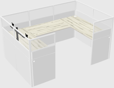 Cabine en u