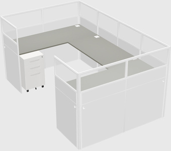 Cabine en u