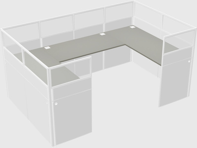 Cabine en u