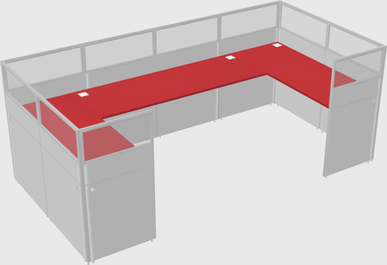 Cabine en u