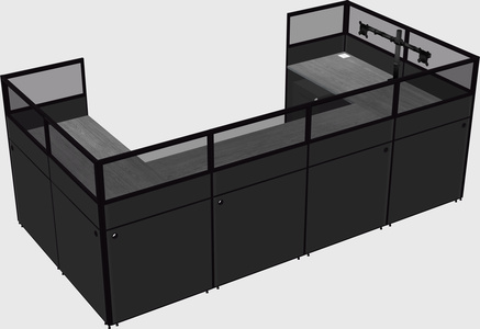Cabine en u