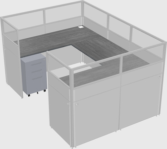 Cabine en u