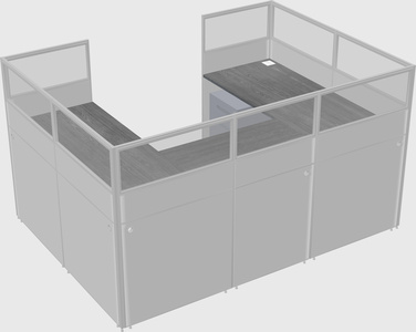 Cabine en u