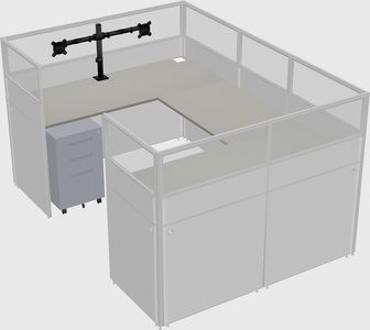 Cabine en u