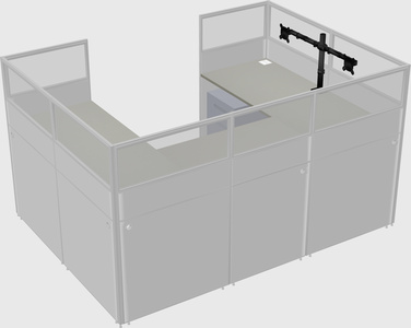 Cabine en u