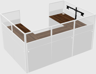 Cabine en u