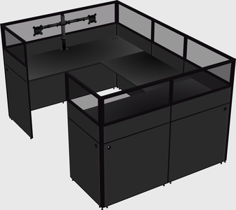 Cabine en u