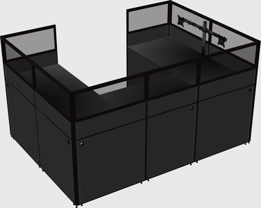Cabine en u