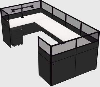 Cabine en u