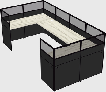 Cabine en u