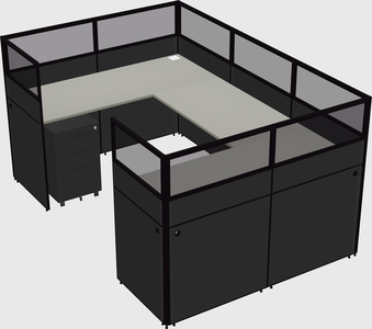 Cabine en u