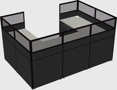 Cabine en u