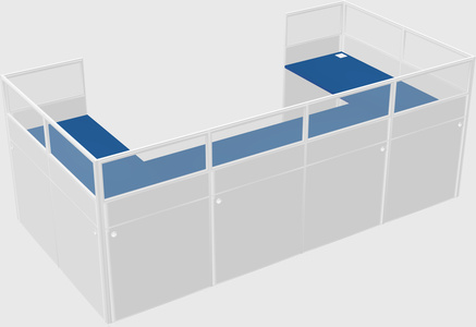 Cabine en u