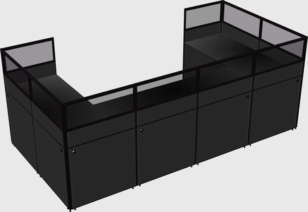 Cabine en u