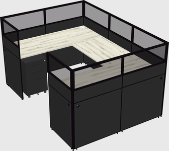 Cabine en u
