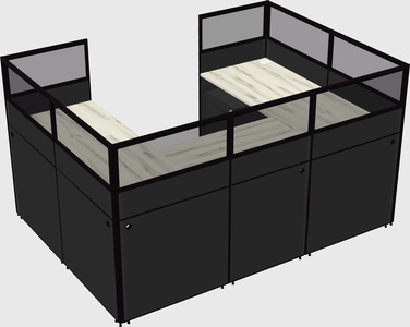 Cabine en u