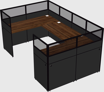 Cabine en u