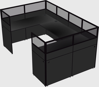 Cabine en u