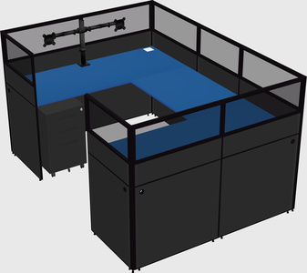 Cabine en u
