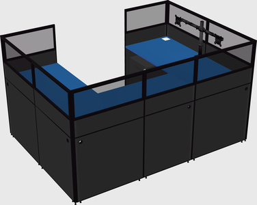 Cabine en u