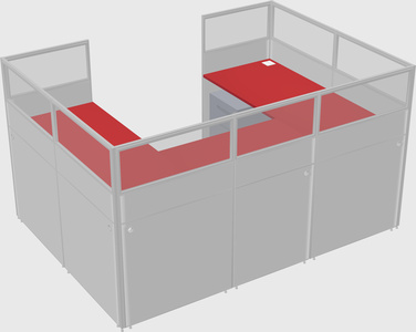 Cabine en u