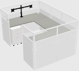 Cabine en u