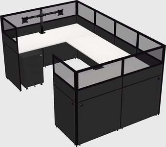 Cabine en u