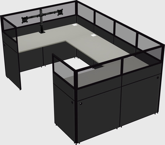 Cabine en u