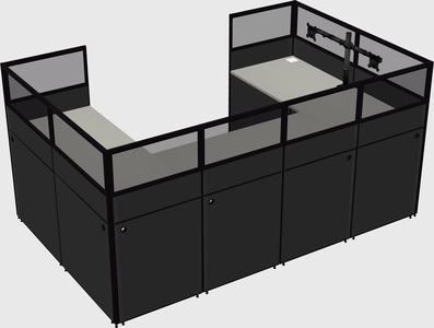 Cabine en u