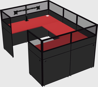 Cabine en u
